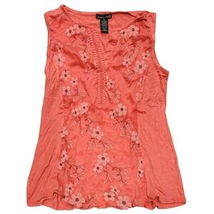NEW Women's RXB Sleeveless Top Faded Rose Size Small